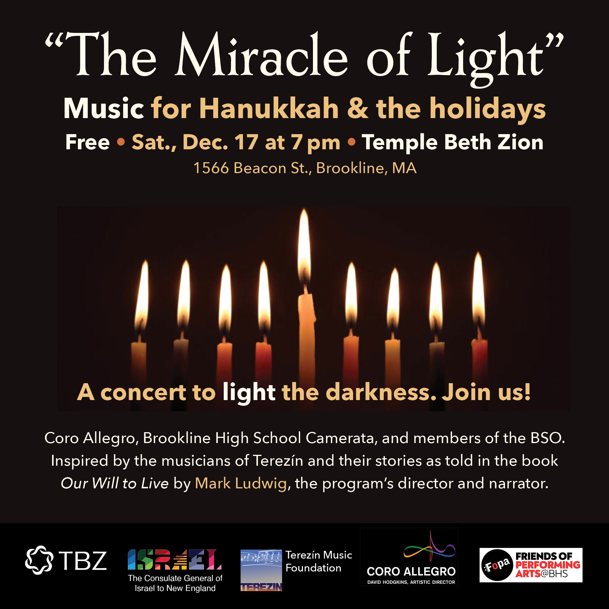 The Miracle of Light Readings and Music Performances (in person