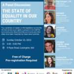 A Panel Discussion: The State of Equality in Our Country (in person)
