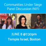 Communities Under Siege - Panel Discussion at Temple Israel (in person)