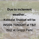 Kabbalat Shabbat with TBZ (in person and online)